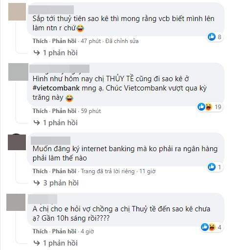 Fanpage của Vietcombank vừa mở bình luận đã bị tấn công, tất cả là do Thủy Tiên chưa sao kê như lời hứa? - Ảnh 1.