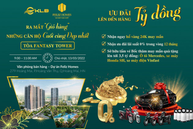 Feliz Homes ra mắt “Giỏ hàng” những tầng đẹp nhất tòa Fantasy Tower - Ảnh 3.