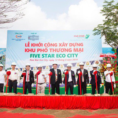 Five Star Eco City khởi công khu phố thương mại thuộc tập đoàn Quốc tế Năm Sao