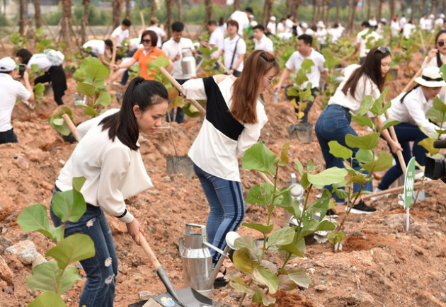 FLC Tropical City Ha Long tràn ngập sắc xanh sau sự kiện Go Green 2019 - Ảnh 1.