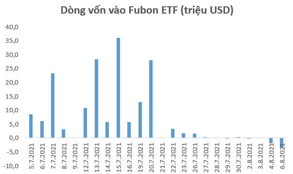 Fubon FTSE Vietnam ETF bất ngờ bị rút vốn 6 triệu USD trong tuần đầu tháng 8 - Ảnh 1.