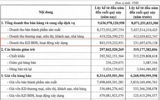 Ghi nhận doanh thu đột biến từ bất động sản, Dabaco lãi lớn sau 4 quý liền giảm sâu - Ảnh 1.