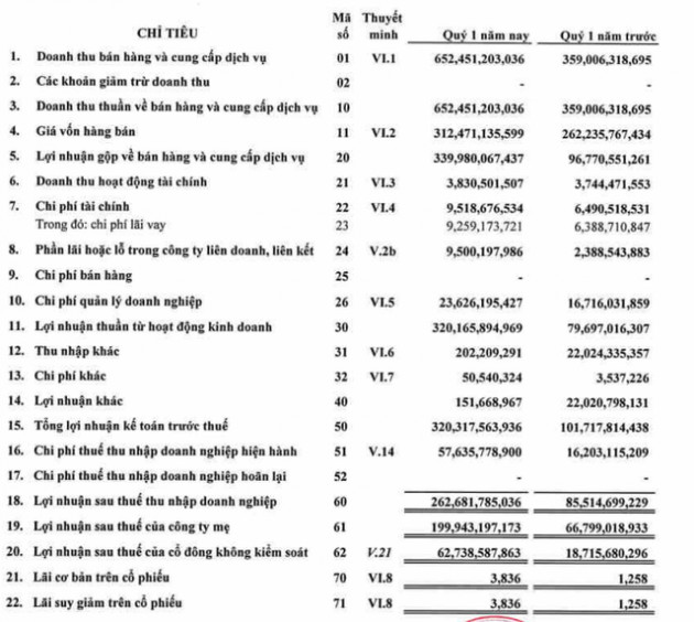 Giá cước vận tải và cho thuê tàu đắt đỏ, Hải An (HAH) báo lãi quý 1/2022 gấp 3 lần cùng kỳ năm trước - Ảnh 1.