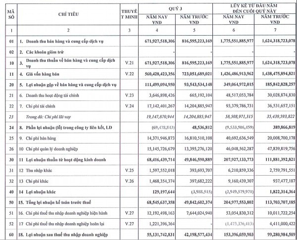 Giá vốn giảm sâu, Licogi 16 (LCG) báo lãi quý 3 tăng gần 31% so với cùng kỳ - Ảnh 1.