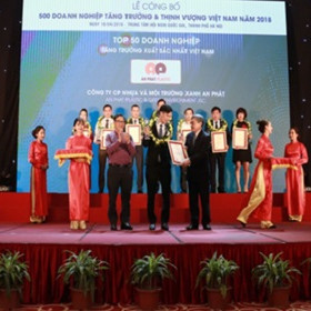 Giải mã những yếu tố giúp An Phat Plastic lọt Top 50 doanh nghiệp tăng trưởng xuất sắc nhất Việt Nam