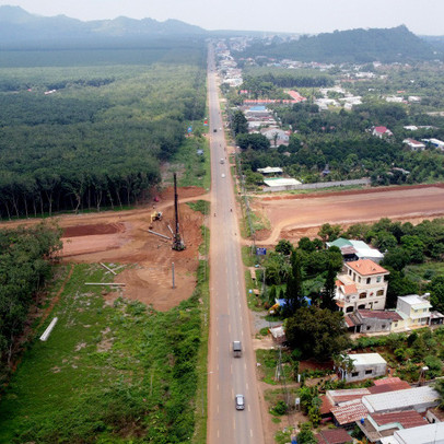 Giải phóng mặt bằng cao tốc Phan Thiết - Dầu Giây gần như hoàn tất 100%