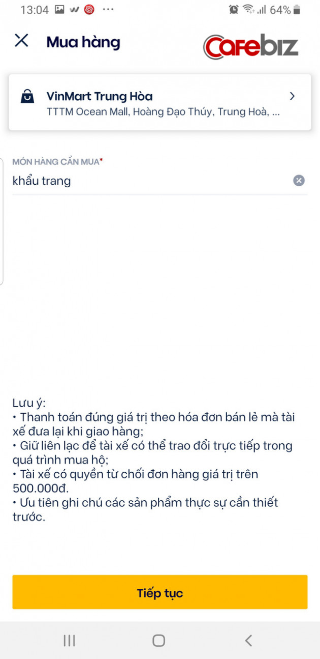 Giữa bão Covid-19”, ứng dụng gọi xe Be ra mắt tính năng Đi chợ hộ cho khách hàng ngại ra nơi công cộng - Ảnh 3.