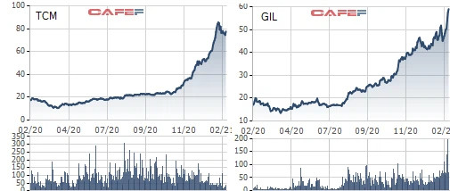 Gọi tên doanh nghiệp bứt phá trong năm 2020: TCM, GIL, DHC tiếp tục tăng điểm ngay phiên đầu Xuân Tân Sửu, DGW thậm chí kịch trần - Ảnh 3.