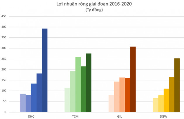 Gọi tên doanh nghiệp bứt phá trong năm 2020: TCM, GIL, DHC tiếp tục tăng điểm ngay phiên đầu Xuân Tân Sửu, DGW thậm chí kịch trần - Ảnh 4.