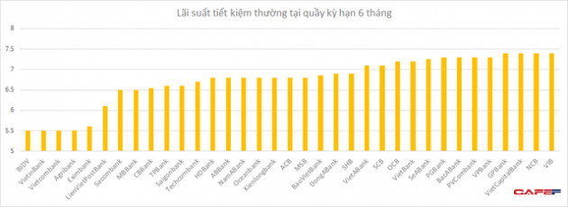 Gửi tiết kiệm tại quầy kỳ hạn 6 tháng ngân hàng nào để có lãi suất cao nhất? - Ảnh 1.