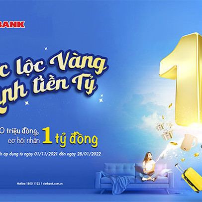 Gửi tiết kiệm tại Vietbank, cơ hội trúng sổ tiết kiệm lên đến 1 tỷ đồng