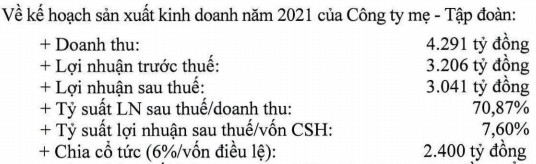 GVR: Mảng khu công nghiệp sẽ đem về lợi nhuận chính, kế hoạch lợi nhuận năm 2021 vào mức 4.564 tỷ đồng - Ảnh 1.