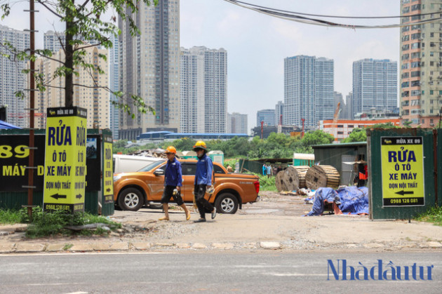 Hà Nội: Đất dự án công viên hồ điều hoà 1.600 tỷ đồng hóa sân bóng, bãi đỗ xe - Ảnh 6.