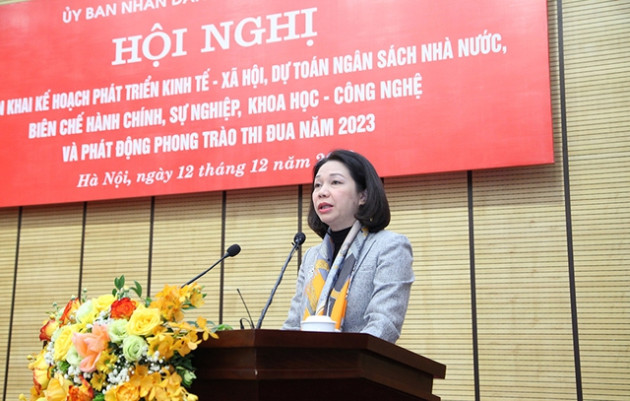 Hà Nội giao chỉ tiêu, quyết tâm hoàn thành mục tiêu phát triển năm 2023 - Ảnh 3.