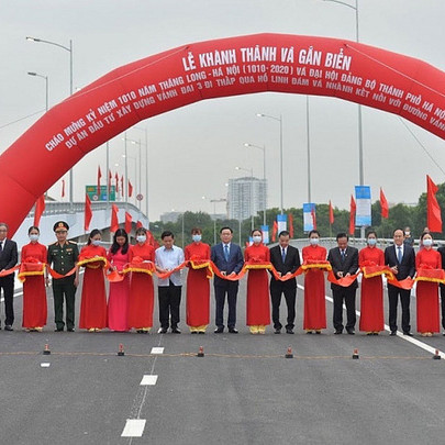 Hà Nội: Khánh thành tuyến đường Vành đai 3 đi thấp qua hồ Linh Đàm