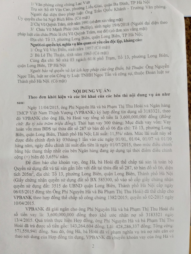Hà Nội: Sập bẫy vay ngân hàng hộ lấy tiền góp vốn cho công ty đa cấp, người phụ nữ mất nhà trong cay đắng, chồng tai biến vì sốc nặng - Ảnh 2.