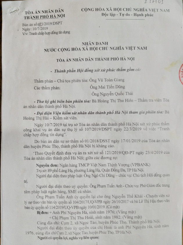 Hà Nội: Sập bẫy vay ngân hàng hộ lấy tiền góp vốn cho công ty đa cấp, người phụ nữ mất nhà trong cay đắng, chồng tai biến vì sốc nặng - Ảnh 3.