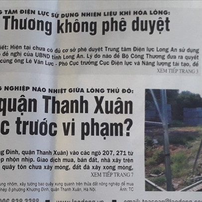 Hà Nội: Thanh tra toàn diện việc sử dụng đất tại phường Khương Đình