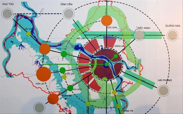 Hà Nội xây dựng hai thành phố ở phía đông và tây: Tạo các cực tăng trưởng - Ảnh 1.