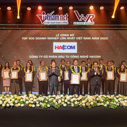 HACOM lọt “top 500 doanh nghiệp tư nhân lớn nhất Việt Nam năm 2022”
