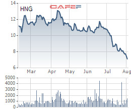 HAG: Bán bất thành 51,5 triệu cổ phiếu HNG, vẫn giữ tỷ lệ sở hữu ở mức 16,07% vốn - Ảnh 1.