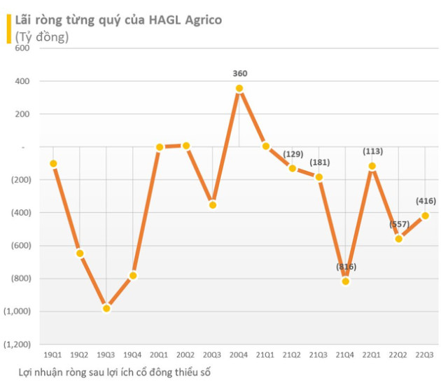 HAGL Agrico (HNG): Chịu thiệt hại 237 tỷ đồng do siêu bão Noru, luỹ kế 9 tháng 2022 lỗ ròng 1.086 tỷ đồng - Ảnh 1.