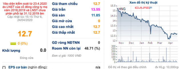 HAGL Agrico (HNG): Cổ phiếu được giao dịch toàn phiên trở lại từ ngày 27/4 mặc dù vẫn bị kiểm soát - Ảnh 1.