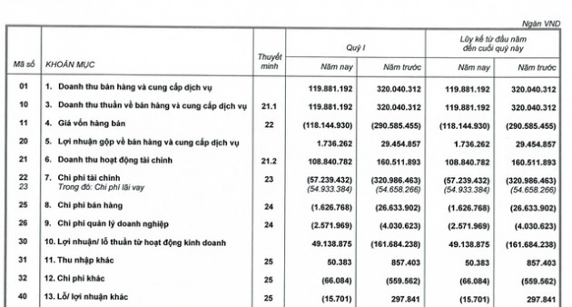 HAGL Agrico (HNG) lỗ ròng 113 tỷ trong quý 1/2022, tổng lỗ luỹ kế vào mức 3.539 tỷ đồng - Ảnh 1.