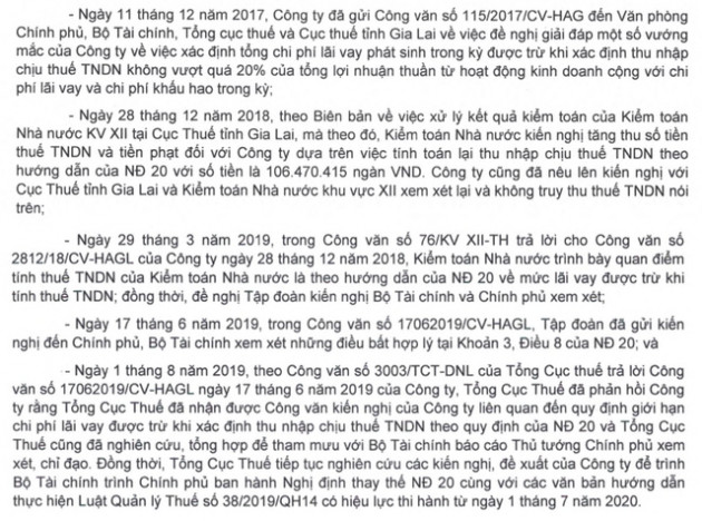 HAGL phản hồi việc có thể lỗ thêm 491 tỷ đồng: “Nghị định 20 có nhiều điểm bất hợp lý, chưa đúng bản chất chống chuyển giá” - Ảnh 3.