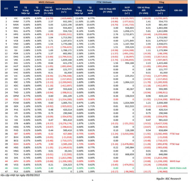 Hai quỹ ETF với quy mô hơn 13.000 tỷ đồng sẽ giao dịch ra sao trong kỳ review quý 3? - Ảnh 1.