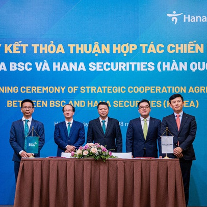 HANA Securities chính thức trở thành cổ đông chiến lược của Công ty Chứng khoán BIDV