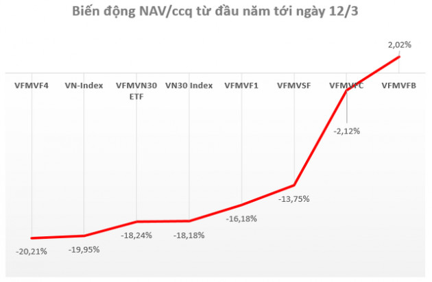 Hàng loạt quỹ do VietFund Management (VFM) quản lý giảm sâu, có quỹ giảm hơn 20% từ đầu năm - Ảnh 1.