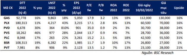 Hàng loạt thông tin tích cực cho nhóm cổ phiếu dầu khí trong năm 2022, BSC gọi tên 5 mã tiềm năng được hưởng lợi lớn - Ảnh 3.