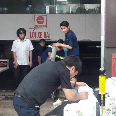 Hàng trăm ô tô, xe máy ngâm nước tại chung cư Hoàng Anh Gia Lai, ban quản lý tòa nhà chối bỏ trách nhiệm