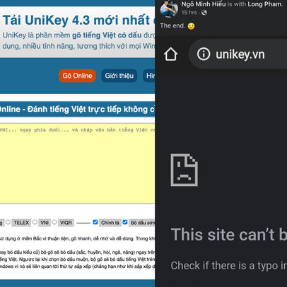 Hành động quyết liệt từ Hiếu PC: đặt dấu chấm hết cho website tải Unikey giả mạo