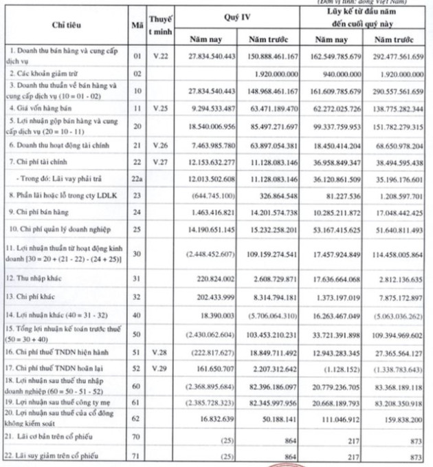Hậu án phạt, Vạn Phát Hưng (VPH) báo lãi 2022 sụt giảm 75% - Ảnh 1.
