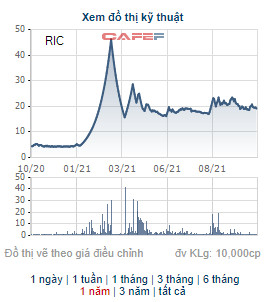 Hậu sốt giá, gần 37 triệu cổ phiếu RIC vừa được trao tay - Ảnh 2.