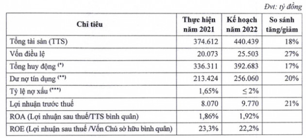 HDBank dự kiến lãi gần 9.800 tỷ đồng trong năm 2022, kế hoạch chia cổ tức 25% - Ảnh 1.