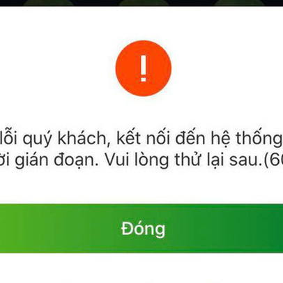 Hệ thống Vietcombank gặp sự cố không thể giao dịch, không nhận được tiền?