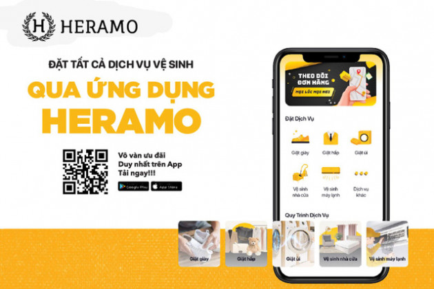 HERAMO - Startup tham vọng cách mạng hóa trải nghiệm giặt ủi, vệ sinh - Ảnh 1.