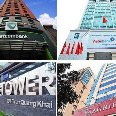 Hiệp hội ngân hàng kiến nghị tăng vốn "khẩn" cho Agribank, VietinBank, Vietcombank, BIDV