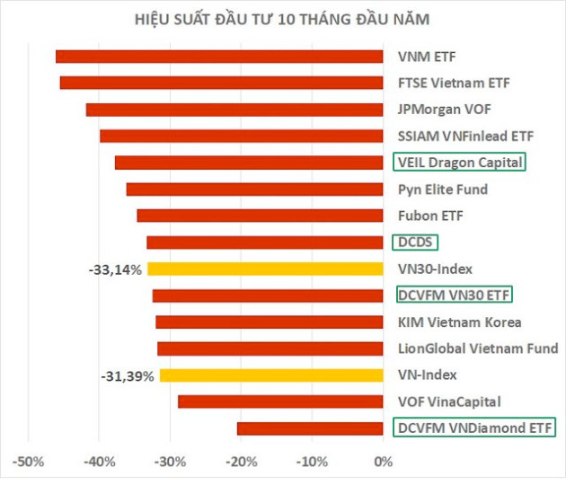 Hiệu suất hoạt động các quỹ giảm mạnh, Dragon Capital lên tiếng trấn an nhà đầu tư - Ảnh 1.