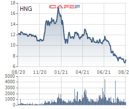 HNG: Dù HAGL đã dừng bán trước phản ứng của Thaco, cổ phiếu vẫn liên tục giảm sâu hơn 60% kể từ đầu năm - Ảnh 1.