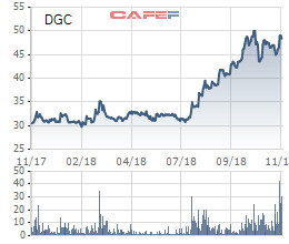 Hóa chất Đức Giang (DGC) lấy ý kiến cổ đông về việc chi tạm ứng cổ tức năm 2018 tổng tỷ lệ 25%. - Ảnh 1.