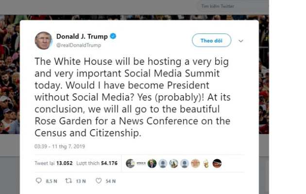 Hội nghị thượng đỉnh về mạng xã hội của Tổng thống Donald Trump đưa Facebook, Twitter vào tầm ngắm - Ảnh 2.