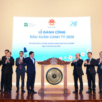 HoSE đánh cồng đầu xuân Canh Tý 2020: Dự báo là một năm sôi động với các sự kiện quan trọng ngành chứng khoán