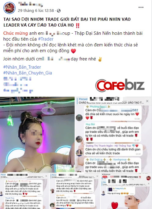 Hứa hẹn bỏ vốn 500 USD, có ngay lãi 20% ăn sáng: Nghi vấn nhóm hot girl tài chính là đội nhóm chuyên lừa đảo cá cược, kiêm đa cấp núp bóng Bitcoin - Ảnh 1.