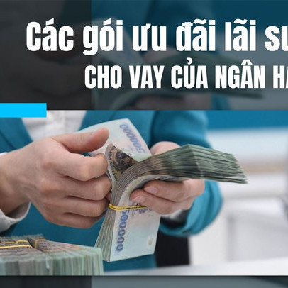 [Infographic] Chi tiết các gói ưu đãi lãi suất đang được ngân hàng triển khai