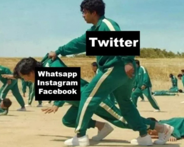 Internet ngập tràn meme sau vụ Facebook ‘bay màu’: Từ ăn theo Squid Game đến ảnh Mark Zuckerberg tự tay khắc phục sự cố - Ảnh 3.