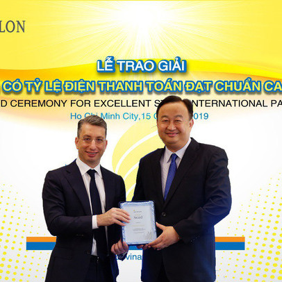 IVB nhận giải thưởng“ngân hàng có tỷ lệ điện thanh toán đạt chuẩn cao” 4 năm liên tiếp
